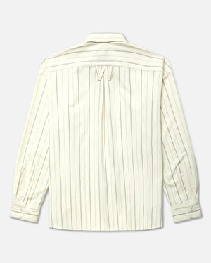 VETERANO SHIRT - WHITE/BLACK STRIPE