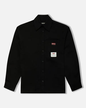 BIG WILLY L/S WORKSHIRT - BLACK