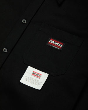 BIG WILLY L/S WORKSHIRT - BLACK