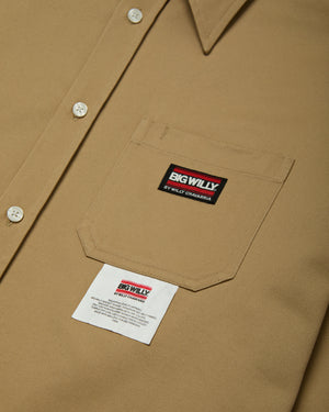 BIG WILLY L/S WORKSHIRT - TAVERTINE