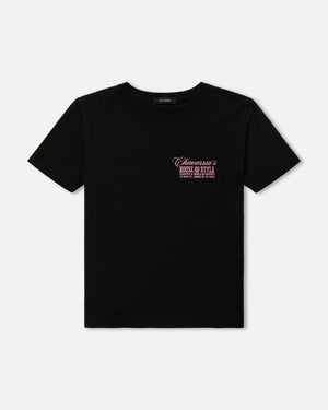 HOUSE OF STYLE RINGER TEE - BLACK BEAUTY
