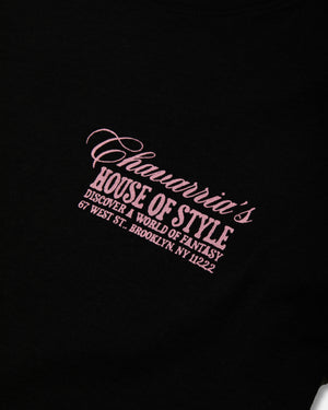 'HOUSE OF STYLE' RINGER TEE - BLACK BEAUTY