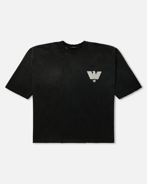 FASHION SERVICE ASSOC. BIG BOX BUFFALO TEE - BLACK BEAUTY
