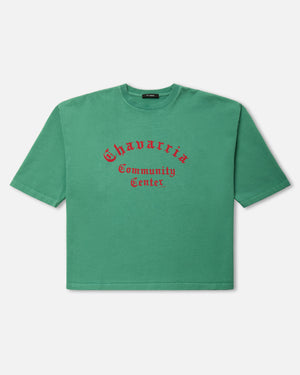 CHAVARRIA COMMUNITY CENTER BIG BOX BUFFALO TEE - UNI. GRN
