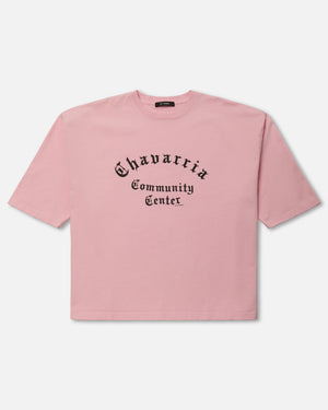 CHAVARRIA COMMUNITY CENTER BIG BOX BUFFALO TEE - CHICLE