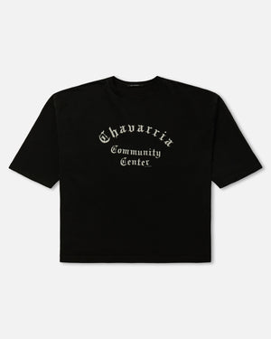 CHAVARRIA COMMUNITY CENTER - BUFFALO TEE - BLACK BEAUTY