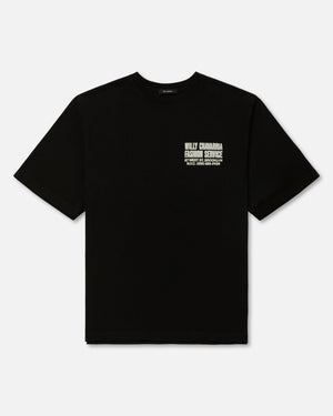 "FASHION SERVICES" - STANDARD TEE - BLACK
