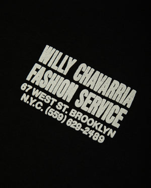 "FASHION SERVICES" - STANDARD TEE - BLACK