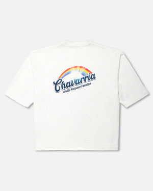 FABULOSO BIG BOX BUFFALO TEE - WHITE