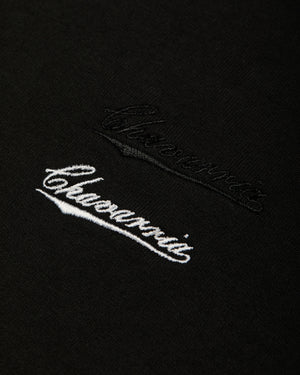 DOUBLE LOGO BUFFALO TEES - BLACK