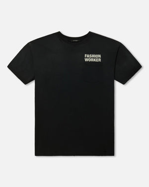 FASHION WORKER - EASY TEE - BLACK BEAUTY
