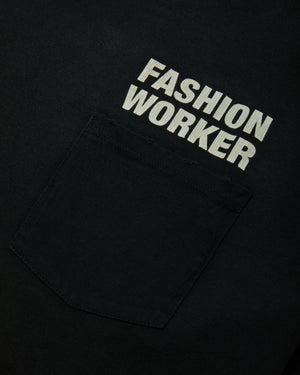 FASHION WORKER - EASY TEE - BLACK BEAUTY