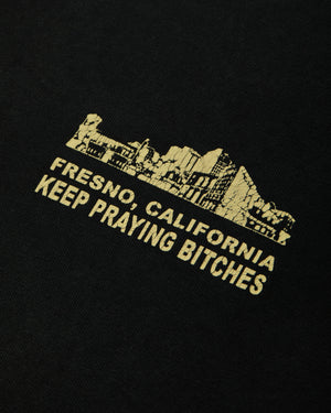 OUR LADY OF DISCERNMENT  - BUFFALO TEE - BLACK BEAUTY