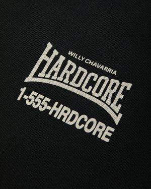 "HARDCORE" - MUSCLE TEE - BLACK BEAUTY