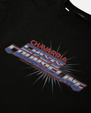 CRISIS COUNSELING LS BUFFALO TEE - BLACK BEAUTY