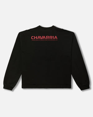 CRISIS COUNSELING LS BUFFALO TEE - BLACK BEAUTY