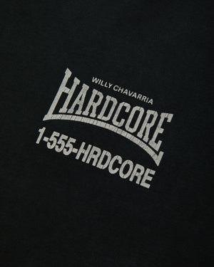 "HARDCORE" BUFFALO L/S TEE - BLACK BEAUTY (19-3911 TCX)