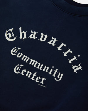 CHAVARRIA COMMUNITY CENTER - HOOLIGAN CREWNECK - PEACOAT
