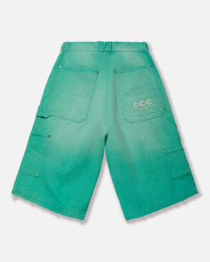 STOCKTON DBL KNEE SHORT - UNIFORM GREEN