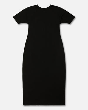 MODES DE WILLY -T SHIRT DRESS - BLACK BEAUTY