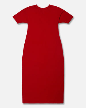 HER PLEASURE STILETTO - T-SHIRT DRESS - RED HOT