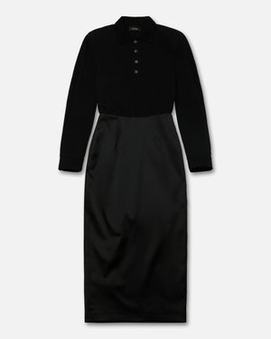 POLO DRESS - BLACK BEAUTY