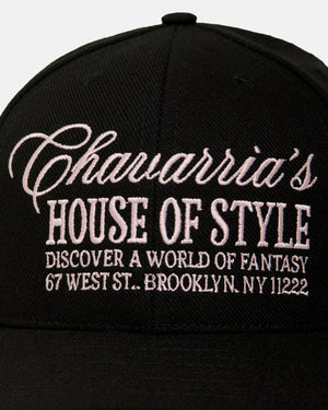 CHAVARRIA HOUSE OF STYLE CAP - BLACK BEAUTY