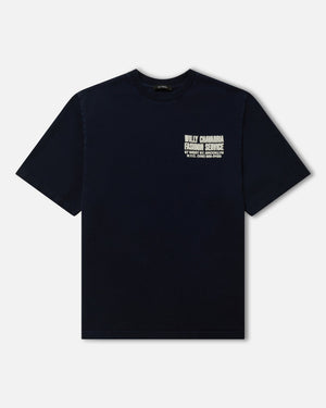 "FASHION SERVICES" - STANDARD TEE - PEACOAT
