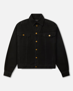 CHACHI DENIM TRUCKER - BLACK BEAUTY