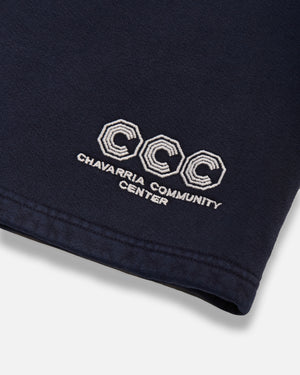 "CCC" BUFFALO SWEATSHORT - PEACOAT