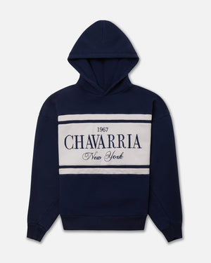 CHAVARRIA STRIPE - GILROY HOODIE - PEACOAT
