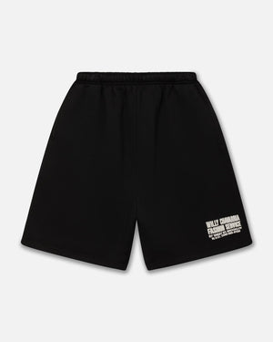 "FASHION SERVICES" - BUFFALO SWEATSHORT - BLACK BEAUTY