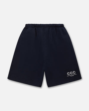 "CCC" BUFFALO SWEATSHORT - PEACOAT