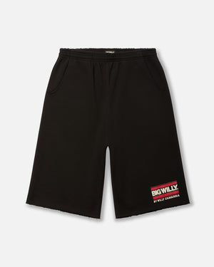 BIG WILLY FLEECE SHORTS - BLACK BEAUTY