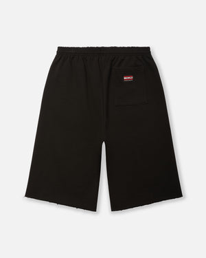 BIG WILLY FLEECE SHORTS - BLACK BEAUTY