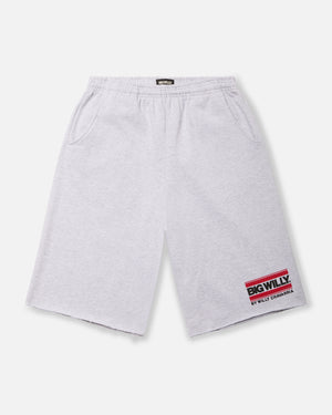 BIG WILLY FLEECE SHORTS - HEATHER GRAY
