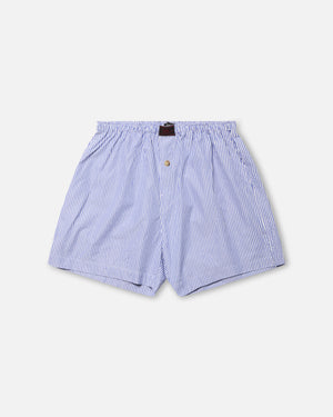 WILLY WOVEN BOXER - SL. BLUE STRIPE