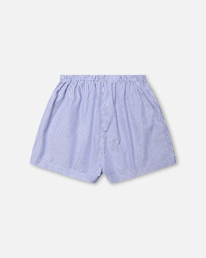 WILLY WOVEN BOXER - SL. BLUE STRIPE