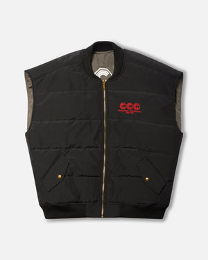 REVERSIBLE VEST - BLACK BEAUTY