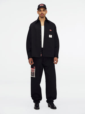 BIG WILLY L/S WORKSHIRT - BLACK