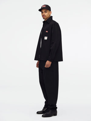 BIG WILLY L/S WORKSHIRT - BLACK