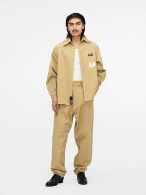 BIG WILLY L/S WORKSHIRT - TAVERTINE