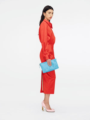 POLO DRESS - RED HOT