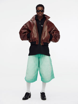 LTHR RUFF RIDER JACKETS - CHOCO