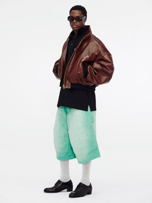 LTHR RUFF RIDER JACKETS - CHOCO