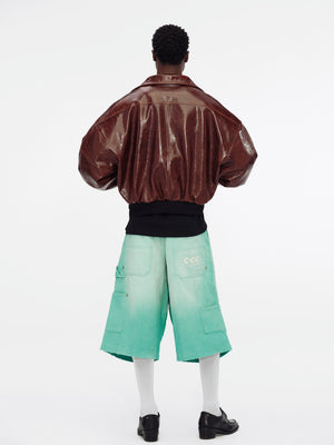 LTHR RUFF RIDER JACKETS - CHOCO