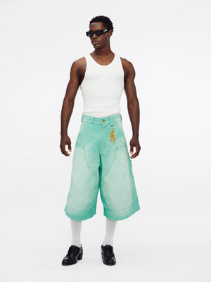 STOCKTON DBL KNEE SHORT - UNIFORM GREEN