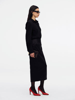 POLO DRESS - BLACK BEAUTY