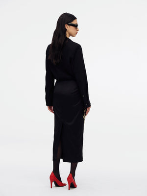 POLO DRESS - BLACK BEAUTY