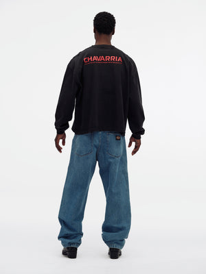 CRISIS COUNSELING LS BUFFALO TEE - BLACK BEAUTY